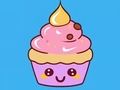Spiel Malbuch: Cupcake  Online