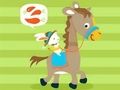 Spiel Malbuch: Reitendes Pferd  Online