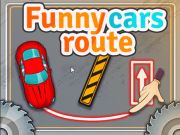 Spiel Route der lustigen Autos  Online