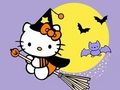 Spiel Malbuch: Kitty Halloween  Online