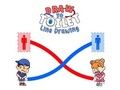 Spiel Zeichnen Sie eine Linienzeichnung zur Toilette  Online
