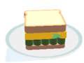 Spiel Burger-Faltpuzzle  Online