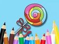 Spiel Malbuch: Lutscher  Online