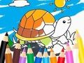 Spiel Malbuch: Sonnenschildkröte  Online