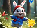 Spiel Puzzle: Laufendes Kaninchen  Online