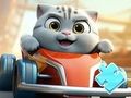 Spiel Puzzle: Katzenrennfahrer  Online