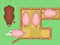 Spiel Schiebepuzzle: Schweinchen bewegen  Online