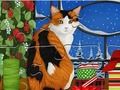 Spiel Puzzle: Weihnachtskatze  Online