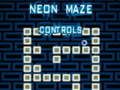 Spiel Kontrolle über das Neonlabyrinth  Online