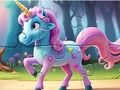 Spiel Puzzle: Zauberwald-Einhorn  Online