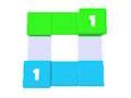 Spiel Blockige Farbe  Online