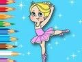 Spiel Malbuch: Ballettmädchen  Online