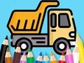 Spiel Malbuch: Muldenkipper  Online