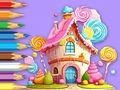 Spiel Malbuch: Lollipop House  Online