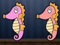 Spiel Finde das freche Seepferdchen  Online