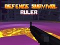 Spiel Verteidigungsüberlebensherrscher  Online