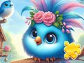 Spiel Puzzle: Süßer blauer Vogel  Online