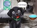 Spiel Füttere den hungrigen schwarzen Hund  Online