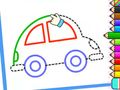 Spiel Kleinkindzeichnung: Süßes Auto  Online