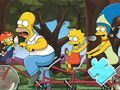 Spiel Puzzle: Simpson Family Riding  Online