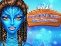 Spiel Blaue Mädchen schminken  Online