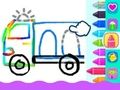 Spiel Kleinkindzeichnung: Krankenwagen  Online