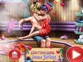 Spiel Gepunktetes Mädchen in der Sauna flirtet  Online