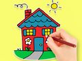 Spiel Malbuch: Traumhaus  Online