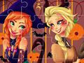 Spiel Prinzessin-Halloween-Puzzle  Online