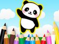Spiel Malbuch: Süßer Panda  Online