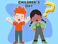 Spiel Kinderquiz: Wie viel wissen Sie über den Kindertag?  Online
