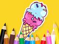 Spiel Malbuch: Cooles Eis  Online