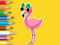Spiel Malbuch: Flamingo  Online