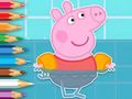 Spiel Malbuch: Peppa Schwimmen  Online
