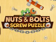 Spiel Holzschrauben, Muttern, Schraubenstift-Puzzle  Online