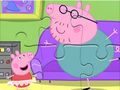 Spiel Puzzle: Papa Schwein tanzt  Online