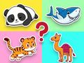 Spiel Kinderquiz: Wo leben sie 2  Online