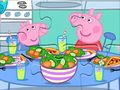 Spiel Puzzle: Peppa-Dinner-Time  Online