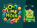 Spiel Linie auf Loch  Online