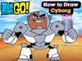 Spiel Teen Titans gehen! Wie zeichnet man einen Cyborg?  Online