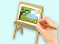 Spiel Malbuch: Paysage-Zeichenbrett  Online