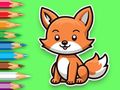 Spiel Malbuch: Babyfuchs  Online