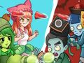 Spiel Pflanzenmädchen-Verteidigungszombie  Online