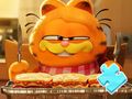 Spiel Puzzle: Garfield und Lasagne  Online