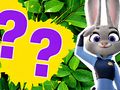 Spiel Kinderquiz: Was wissen Sie über Zootopia?  Online