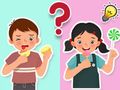 Spiel Kinderquiz: Wie schmecken sie?  Online