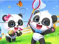 Spiel Puzzle: Baby-Panda-Frühlingsausflug  Online