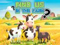 Spiel Kinderquiz: Finden Sie uns auf dem Bauernhof  Online