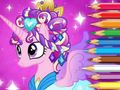 Spiel Malbuch: Pony-Prinzessin  Online