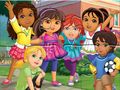 Spiel Puzzle: Dora in die Stadt Online Spiel Puzzle: Dora in die Stadt Online